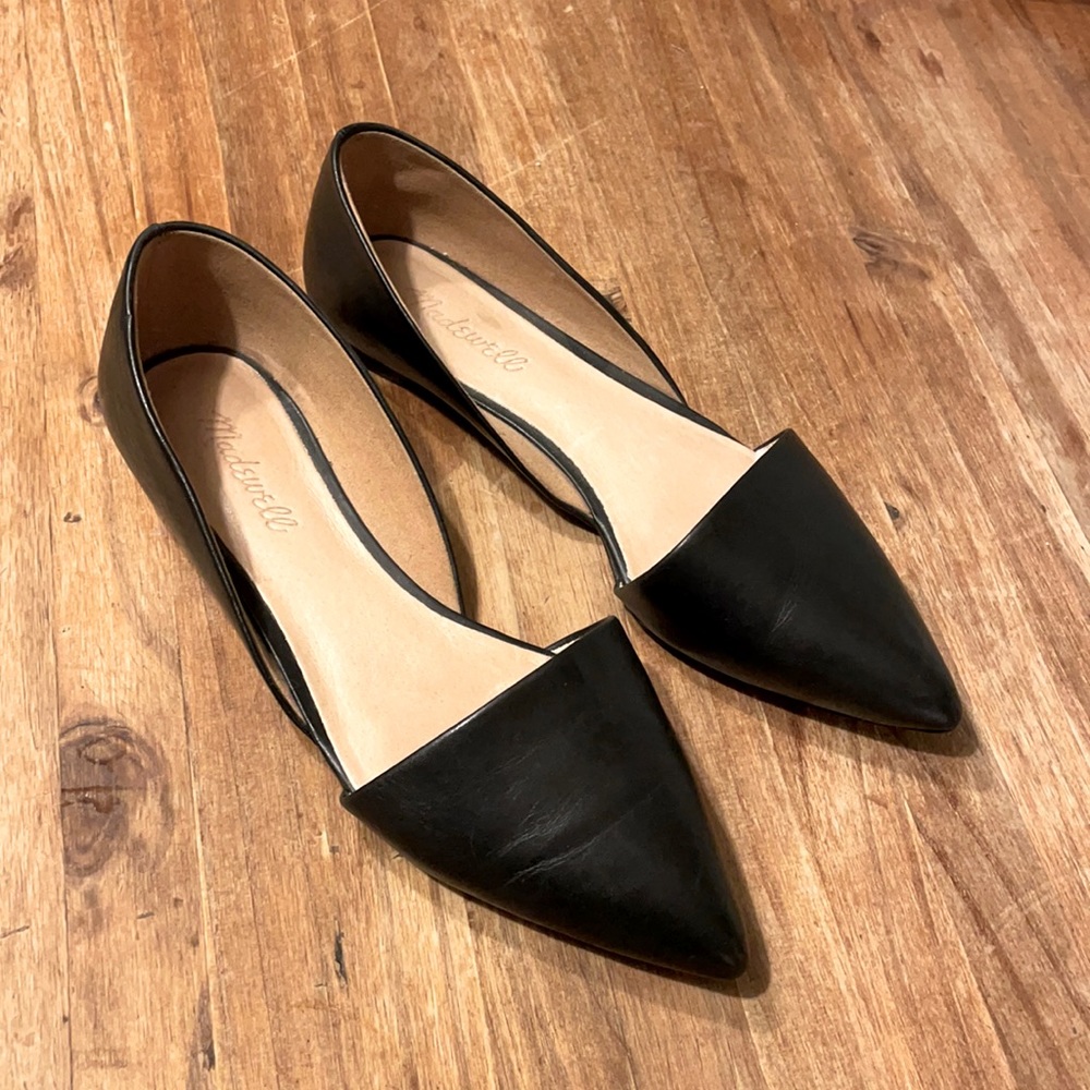 Madewell Lydia Leather Flats Size 7.5